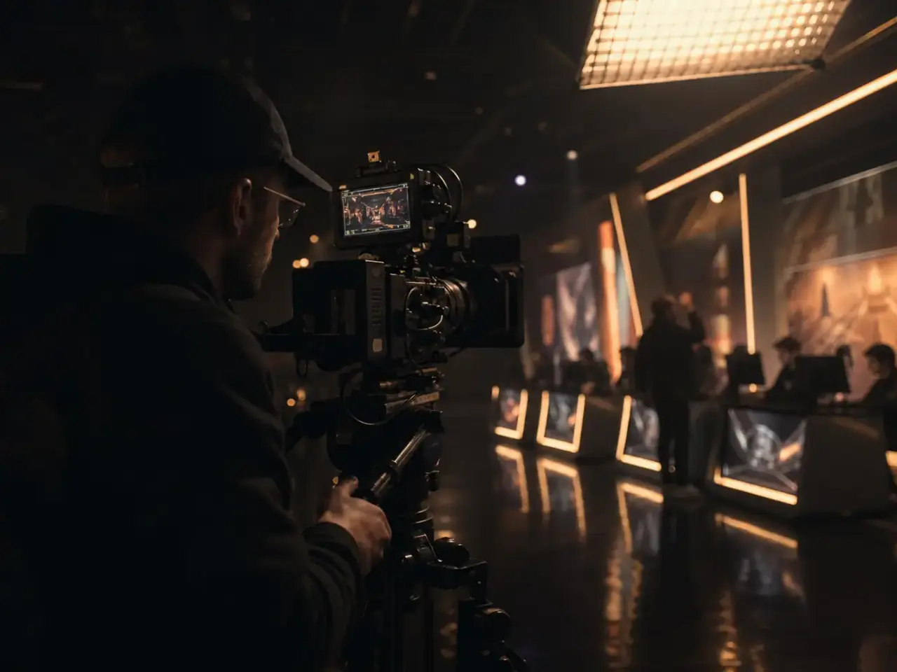 Cinematography and content capture on set