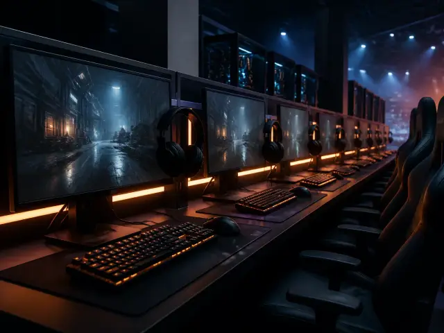 Competition player booths