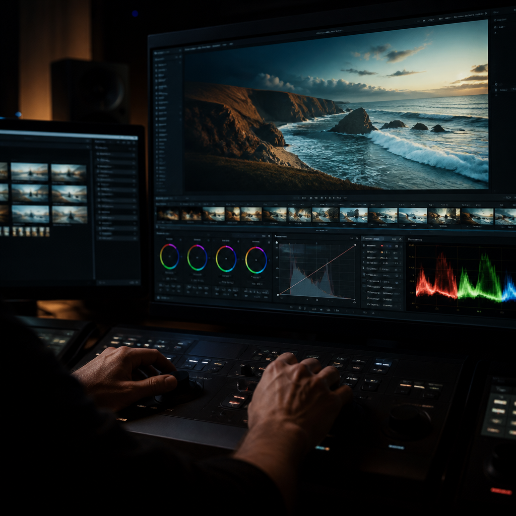 Post-production colour suite