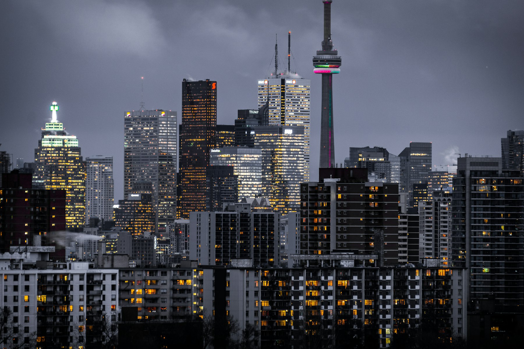 High-rise observation / skyline view